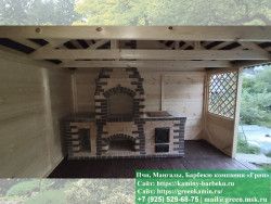Строительство Мангала-Барбекю Из Кирпича В Беседке - 1 2