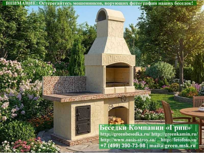 Безопасная Печь-Барбекю Для Беседки, Летней Кухни № 15 - Фото № 3