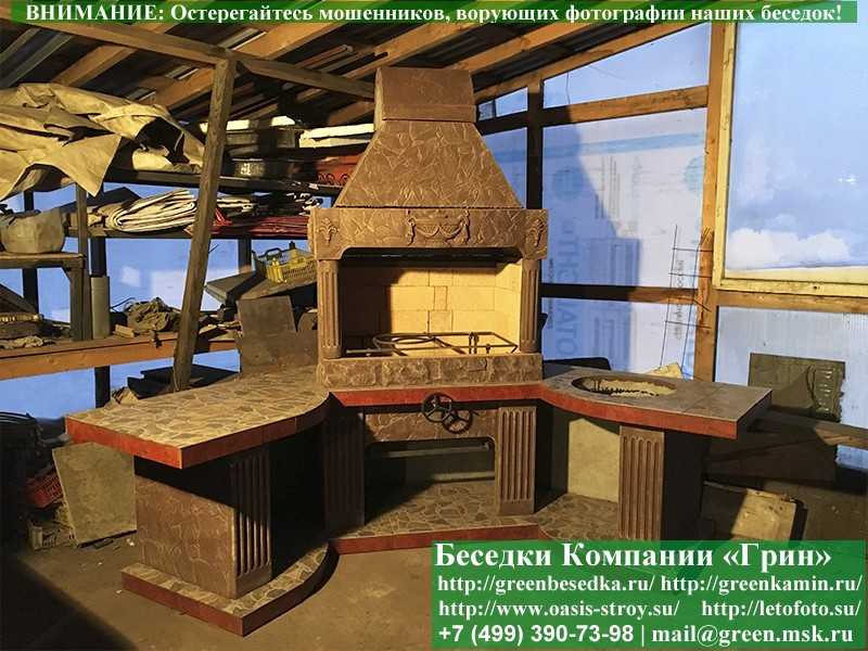 Угловая Печь-Барбекю Для Беседки, Летней Кухни № 18 - Фото № 2