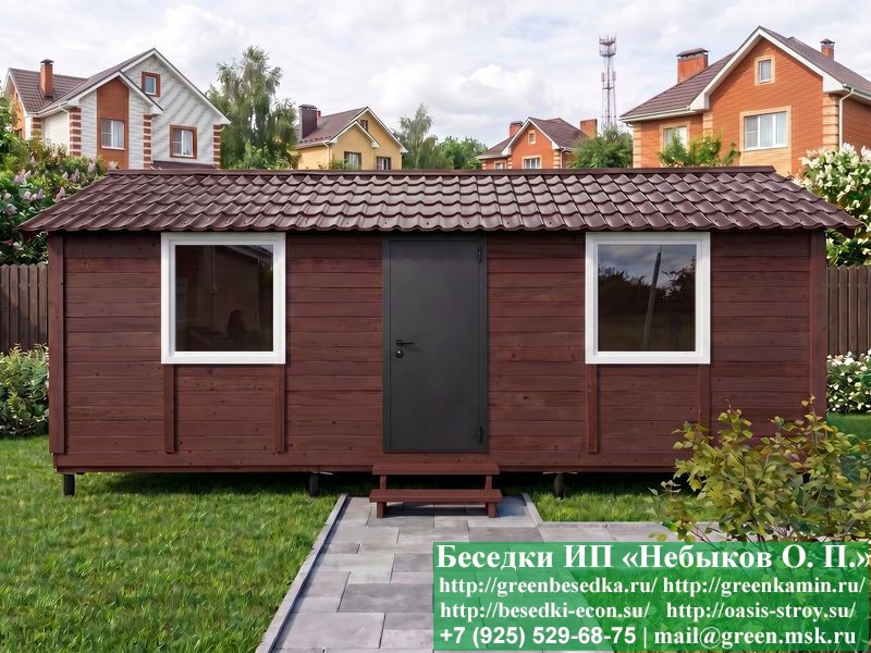 Деревянная Жилая Бытовка Для Дачи, Мини-Домик 3х7 - Фото № 5