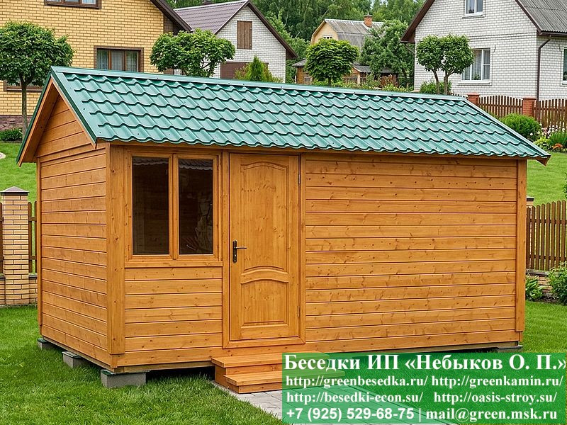 Деревянная Бытовка, Сарай Для Дачи, Дома 3х5 - Фото № 3