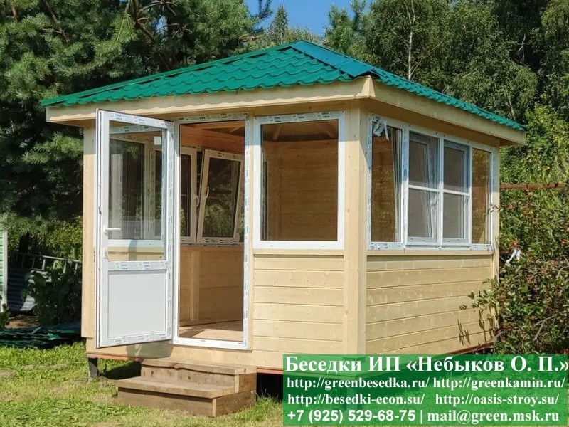 Застекленная Беседка С Пластиковыми Окнами 3х3 - Фото № 11