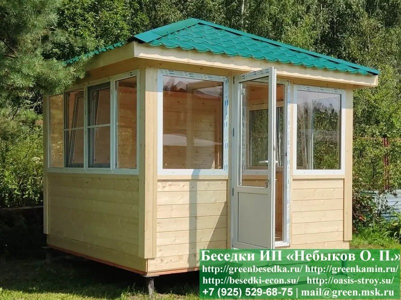 Застекленная Беседка С Пластиковыми Окнами 3х3 - Фото № 12